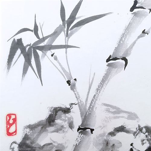 pintura-bambu-rocas-imagen-destacada